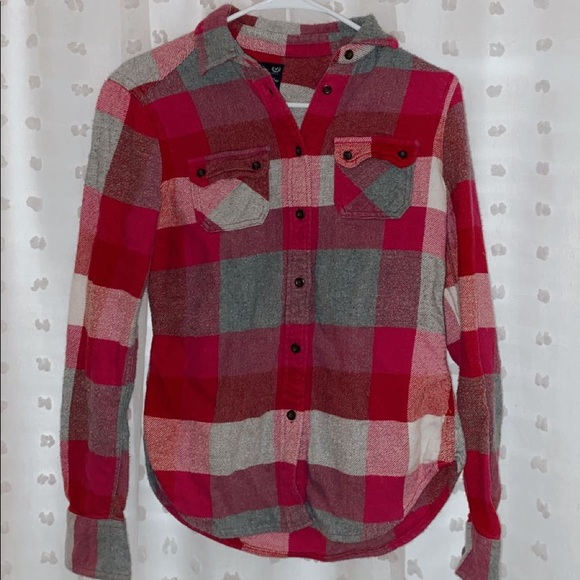 American Eagle Outfitters Jackets & Blazers - Soft pink and grey flannel